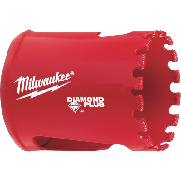 Milwaukee Diamond Plus 1-1/2 In. Diamond Grit Hole Saw