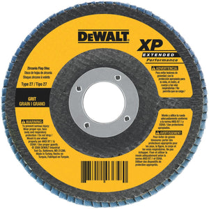 DeWalt 4-1/2 In. 36-Grit Type 29 High Performance Zirconia Angle Grinder Flap Disc