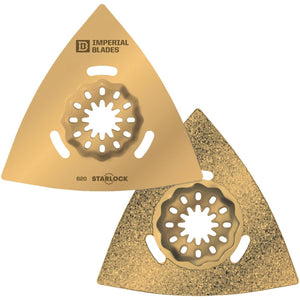 Imperial Blades Starlock 3-1/8 In. Triangle Carbide Grit Oscillating Blade