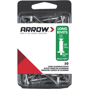 Arrow 3/16 In. x 1/2 In. Aluminum IP Rivet (50 Count)
