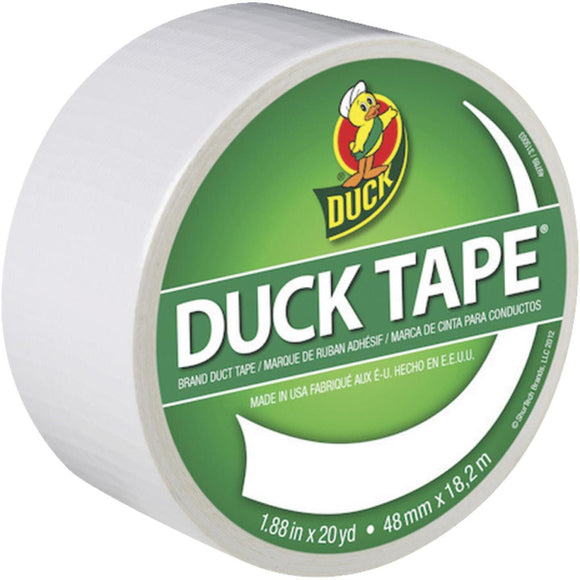 Duck Tape 1.88 In. x 20 Yd. Colored Duct Tape, White