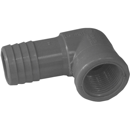 Boshart 1 In. x 3/4 In. FIP Reducing Polypropylene Insert Elbow