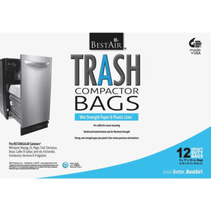 BestAir 1.4 Cu. Ft. White Compactor Trash Bag (12-Count)