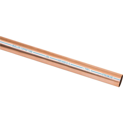 Mueller Streamline 1/2 In. ID x 10 Ft. Type L Copper Pipe