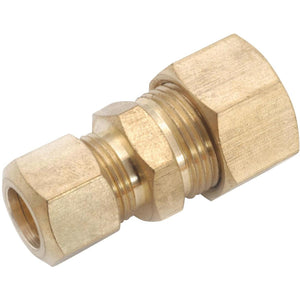 Anderson Metals 3/8 In. x 1/4 In. Brass Low Lead Compression Union