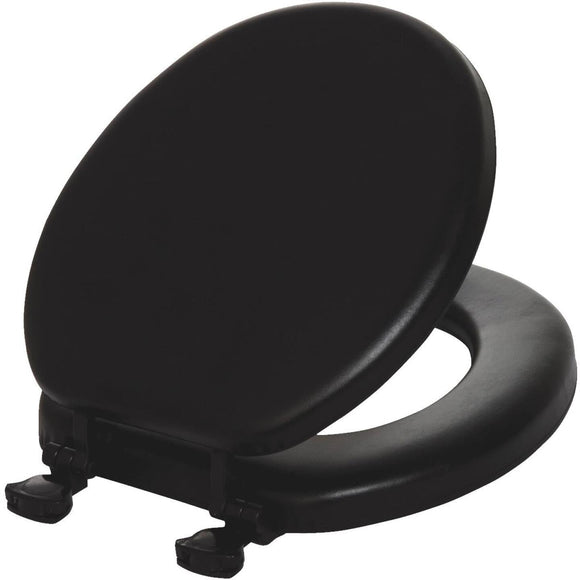 Mayfair Round Closed Front Premium Soft Black Toilet Seat