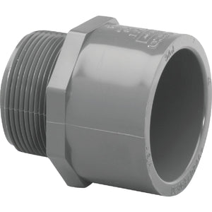 Charlotte Pipe 1 In. Schedule 80 Male PVC Adapter