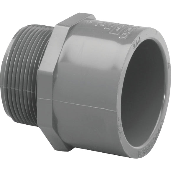 Charlotte Pipe 2 In. Schedule 80 Male PVC Adapter