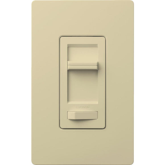 Lutron Lumea Incandescent/Halogen/LED/CFL Ivory Slide Dimmer Switch