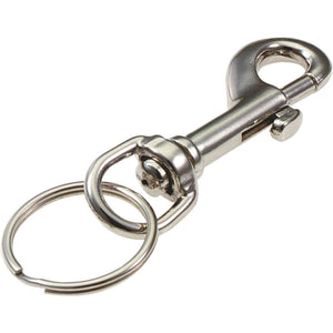 Lucky Line Nickel-Plated Steel 1-1/8 In. x 3-1/8 In. L. Key Chain