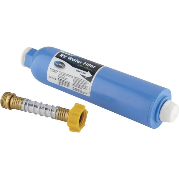 Camco Large Capacity, Durable In-Line RV Water Filter