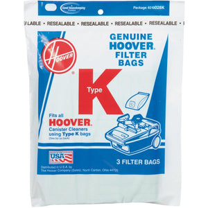 Hoover Type K Standard Vacuum Bag (3-Pack)