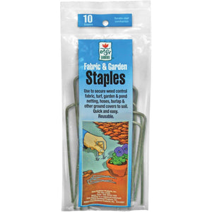 Easy Gardener Steel 3-5/8 In. Landscape Fabric Staple (10-Pack)