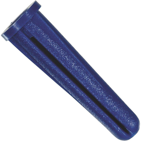 Hillman #8 - #10 Thread x 7/8 In. Blue Conical Plastic Anchor (14 Ct.)