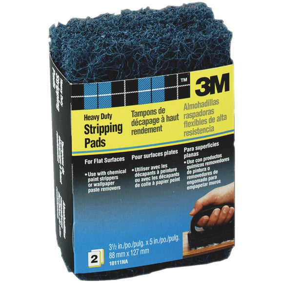 3M 3-1/2 In. x 5 In. Heavy-Duty Paint Stripping Pad (2 Count)