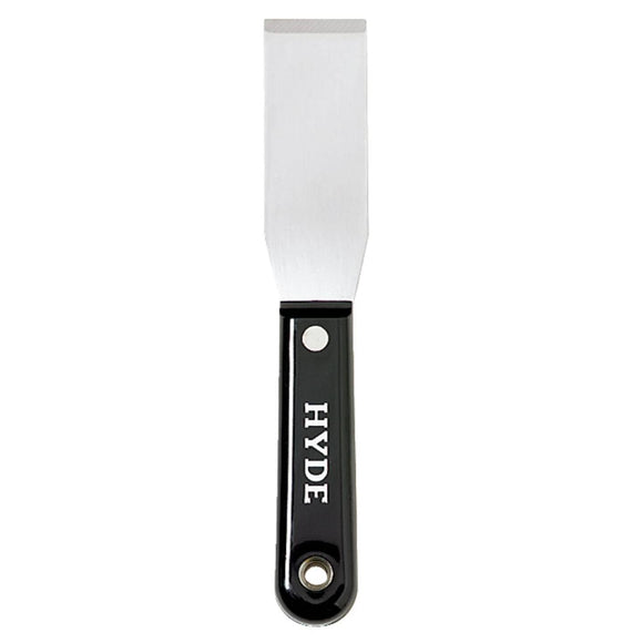 Hyde Black & Silver 1-5/16 In. Stiff Chisel Professional Putty Knife