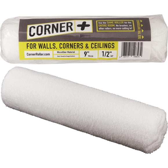 Corner Roller 9 In. x 1/2 In. Microfiber Paint Roller Cover