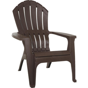 Adams RealComfort Earth Brown Resin Adirondack Chair