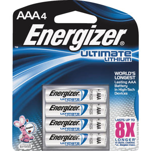Energizer AAA Ultimate Lithium Battery (4-Pack)