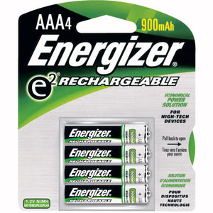 Energizer Recharge AAA NiMH Rechargeable Battery (4-Pack)