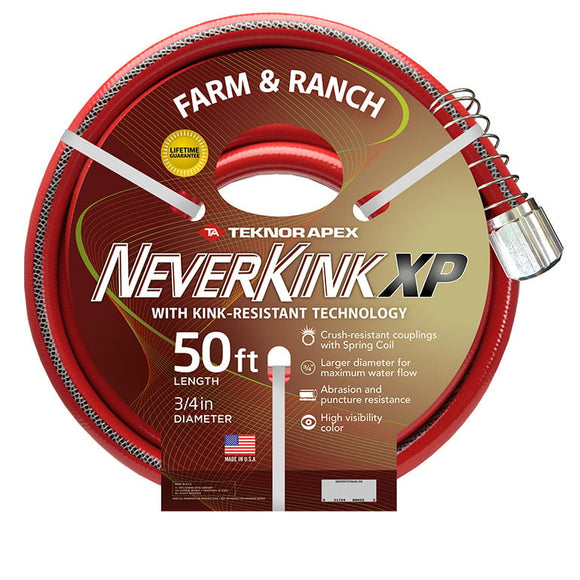 Teknor Apex Neverkink Xtreme Performance Farm and Ranch Hose 3/4-In. x 100-Ft.