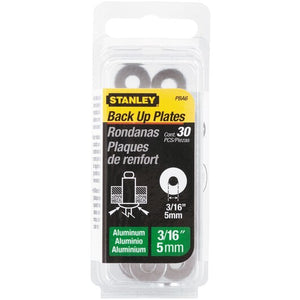 Stanley 3/16 in Aluminum Back Up Plates (30 Pk)