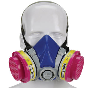 SAFETY WORKS Multi-Purpose Half Mask Respirator