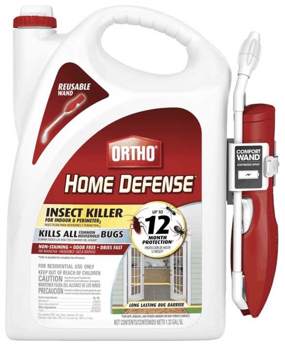 ORTHO® HOME DEFENSE INSECT KILLER FOR INDOOR & PERIMETER2 WITH COMFORT WAND®