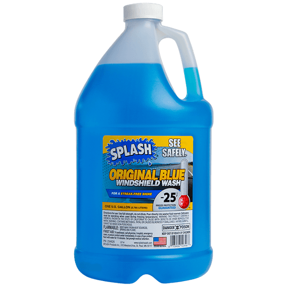 Splash® Original Blue Windshield Washer Fluid 1 Gallon