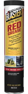 Blaster Extra Tacky Red Grease Cartridge 14 Oz. Automotive Lubricant
