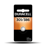 Duracell 301/386 Silver Oxide Button Battery