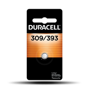 Duracell 309/393 Silver Oxide Button Battery