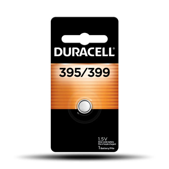 Duracell 395/399 Silver Oxide Button Battery