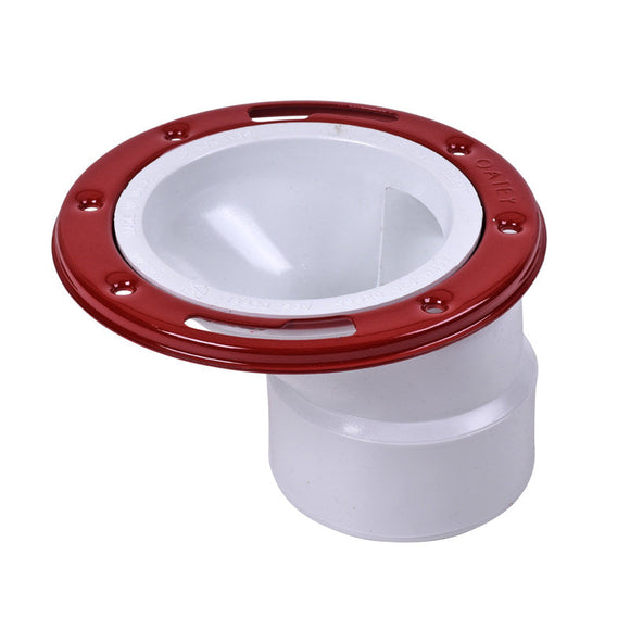 Oatey® 3 in. or 4 in. PVC Offset Closet Flange with Metal Ring without Test Cap