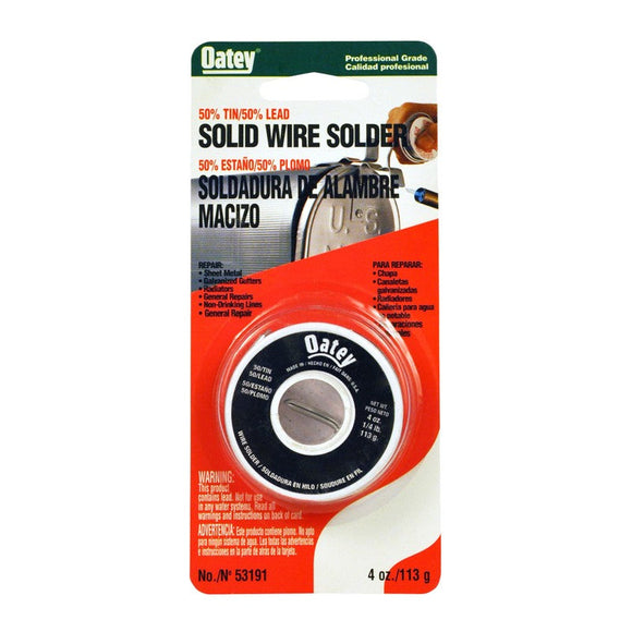 Oatey® 1/4 lb. 50/50 Wire Solder
