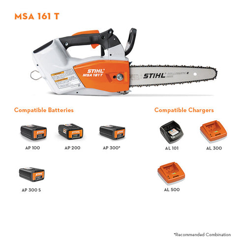 Stihl MSA 161 T Battery Powered Chainsaw