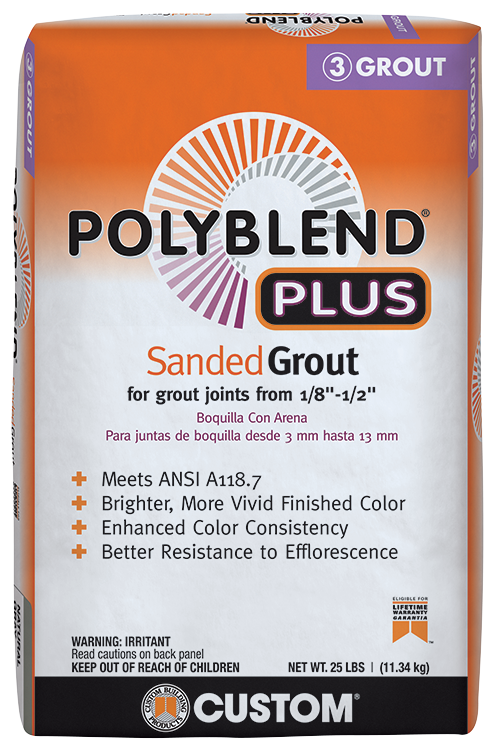 Custom Building Products Polyblend®Plus Sanded Grout 7 lbs