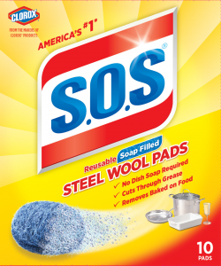 Clorox  S.O.S Steel Wool Soap Pads, 18 Count