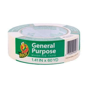 Duck® Brand General Purpose Masking Tape - Beige, 1.41 in. x 60 yd.